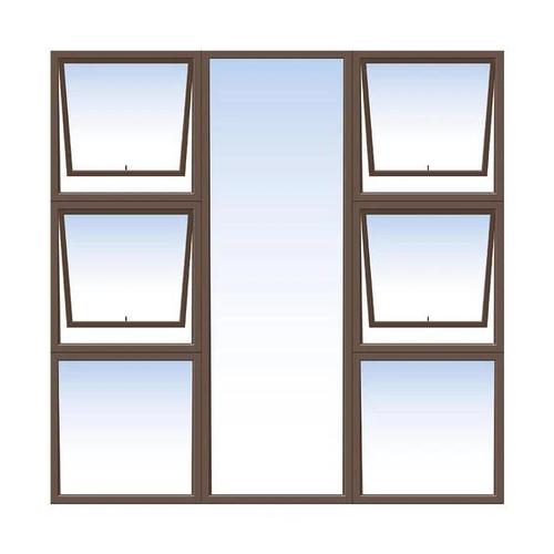 Top Hung Aluminium Window PTTTT2418 4 Vent W2400MM x H1800MM - Image 2