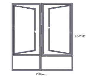 SHH1218 Side Hung Aluminium Window
