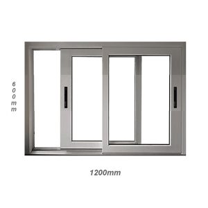 HS 126 Horizontal Sliding Aluminium Window