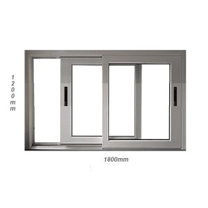HS 1812 Horizontal Sliding Aluminium Window