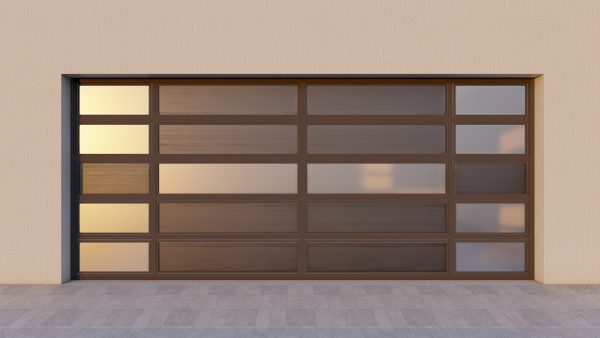 Double Aluminium Cladding and Glass Door W 4880mm X H 2135mm