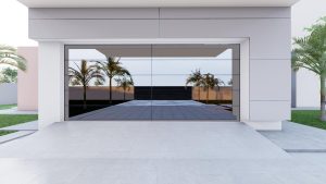 Double Aluminium Glass Frameless S10  Silver W 4880mm X H 2135mm
