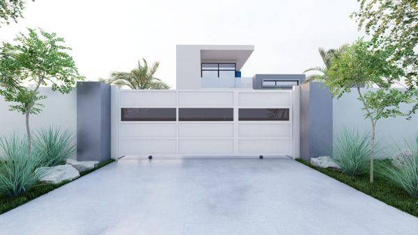 Aluminium Sliding Gate – W 5000mm x H 2000mm