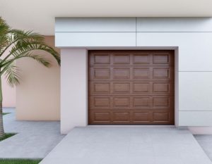Single Brown Chromadek Steel Garage Door – 2440mm (W) x 2135mm (H)